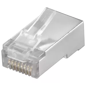 Goobay RJ45 разъем CAT 5e STP экранированный Прозрачный Мужской 1 шт