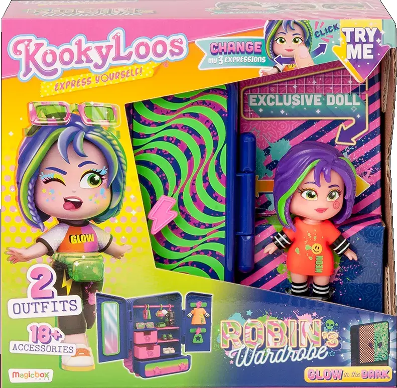 Набор гардероба для кукол magic box KOOKYLOOS ROBIN'S WARDROBE Photo 5