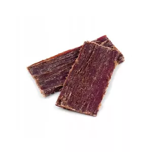 Натуральная лакомство для собак MACED Beef Snack 100% Nature, одноингредиентный жевательный снек из говядины, 60 г, взрослым, белок 56,9%, жир 21,5%
