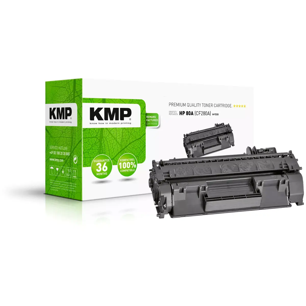KMP H-T233 Melnais toneris HP Laserjet
