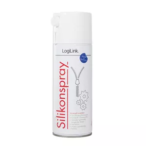 LogiLink RP0015 general purpose silicone lubricant spray 400 ml for metal plastic rubber