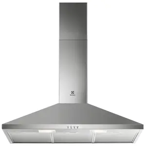Electrolux LFC319X Wall-mounted Stainless steel Chimney Cooker Hood with 420 m³/h Extraction Power and LED Lighting