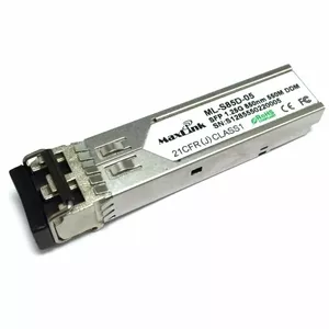 MaxLink 1,25G SFP optiskais modulis, MM, 850 nm, 550 m, 2x LC savienotājs, DDM