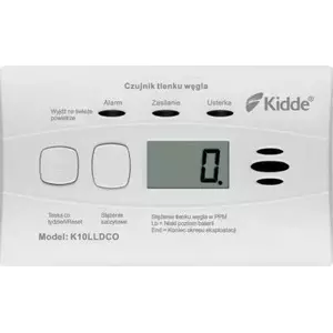 Carbon Monoxide Detector KIDDE K10LLDCO battery-operated with LED indicator
