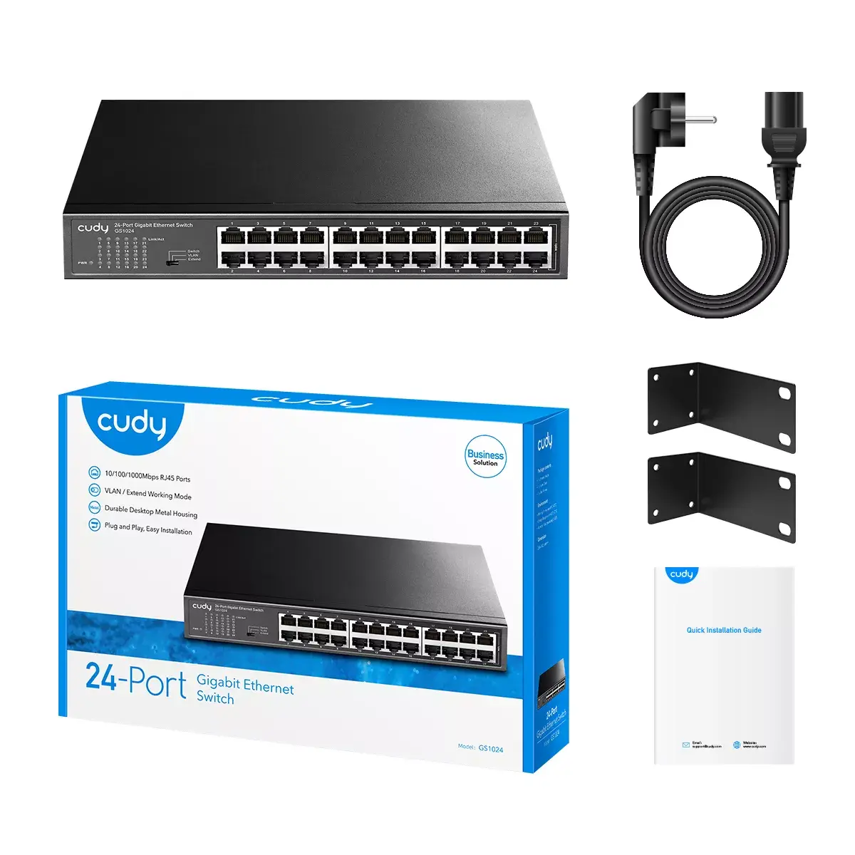 Cudy GS1024 24 porta Gigabit slēdzis Photo 4