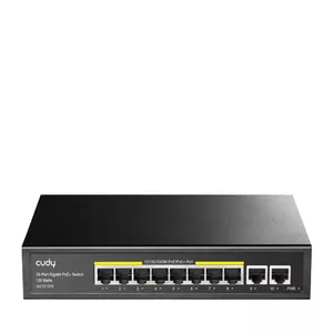 Cudy GS1010PE tīkla slēdzis Gigabit Ethernet 10 porti PoE Melns