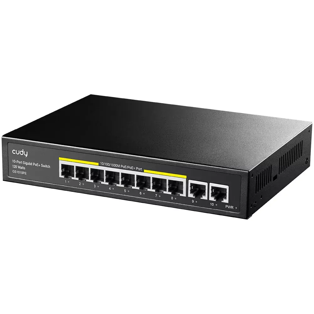 Cudy GS1010PE tīkla slēdzis Photo 2