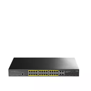 Управляемый коммутатор Cudy GS2028PS4 L2 Gigabit Ethernet 24 порта PoE 1U черный