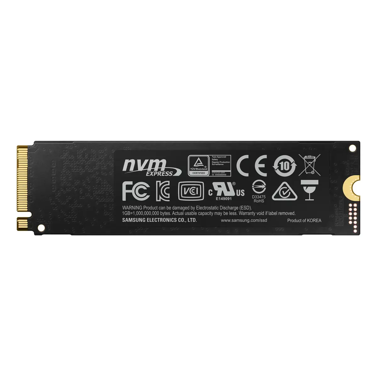 Samsung 970 EVO 1 TB M.2 NVMe SSD Photo 2