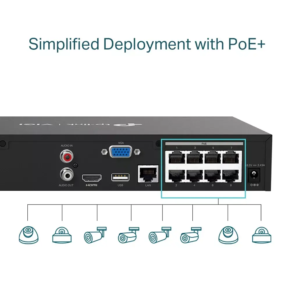 Network Video Recorder VIGI NVR1008H-8MP Photo 6