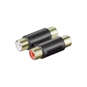 Goobay A 181 G 2xRCA Melns 2xRCA Savienojums