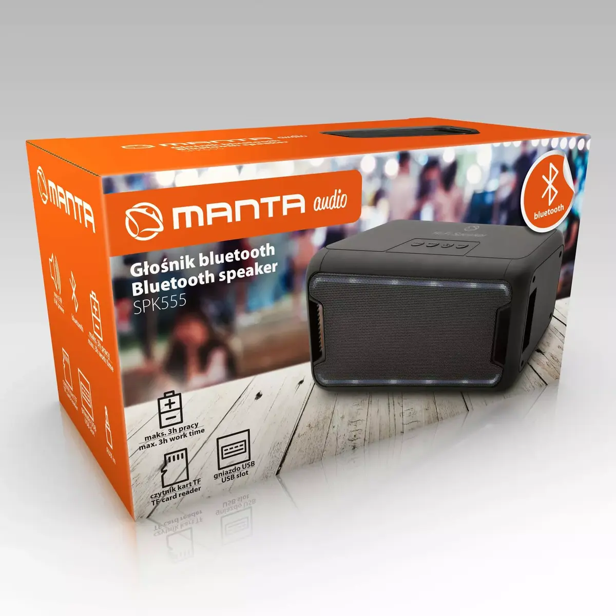 Portable Speaker Manta SPK555 3W Photo 3