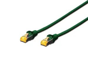 DIGITUS CAT 6A S/FTP Tīkla vads, 2 m, Zaļš Photo 1
