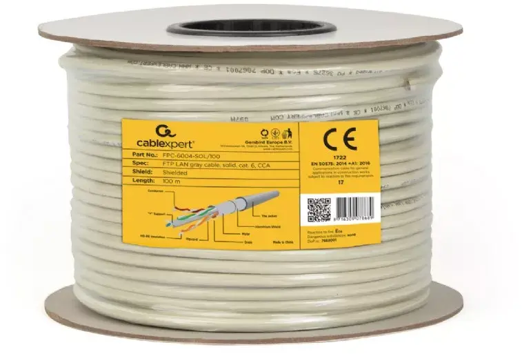 Networking cable Gembird FPC-6004-SOL Cat6 305 m Photo 3