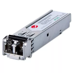Intellinet Transceiver Module Optical, Gigabit Ethernet SFP Mini-GBIC, 1000Base-Lx (LC) Single-Mode Port, 20km, MSA Compliant, Equivalent to Cisco GLC-LH-SM, Three Year Warranty
