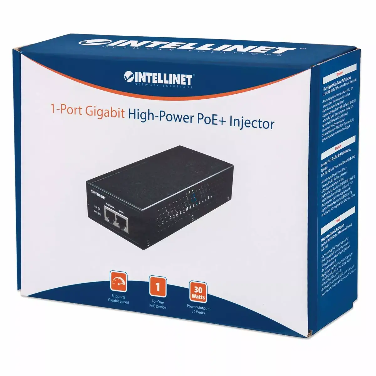 PoE injektors Intellinet Gigabit High-Power 30W Photo 7