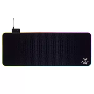 Aula F-X5 Liels Spēļu paliknis ar RGB 14-režīmu gaismas efektiem USB 1.8m Kabelis (80x30cm)