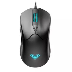 Aula S13 7-Color backlight Wired Gaming Optical mouse 6 buttons 1200-3600dpi with comfortable shape Black