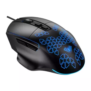 Aula F812 Multi-Color backlight Wired Gaming Optical mouse 7 buttons 1200-7200dpi 4000FPS 32 ips Black