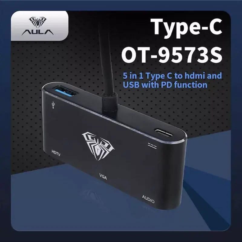 USB-C хаб AULA OT-9573S Photo 3