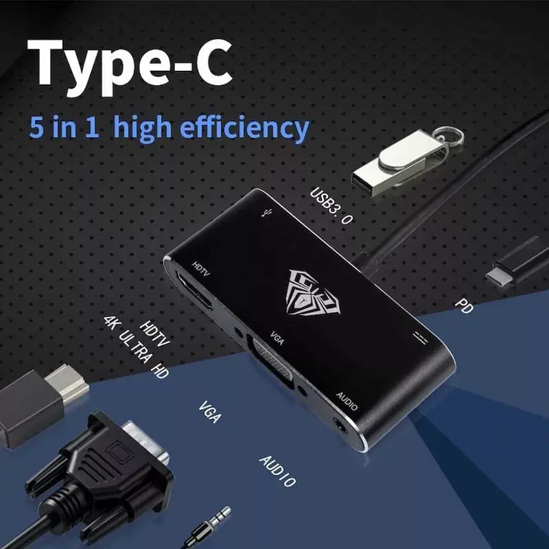 USB-C хаб AULA OT-9573S Photo 6