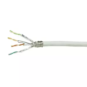 Tīkla kabelis LogiLink CPV0043 S/FTP Cat6a 50 m Balts