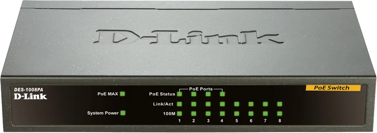 Сетевой коммутатор D-Link DES-1008PA Photo 7
