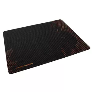 Mouse pad ESPERANZA EA146R — rubber gaming pad 440×354×4 mm, non-slip base, black/red