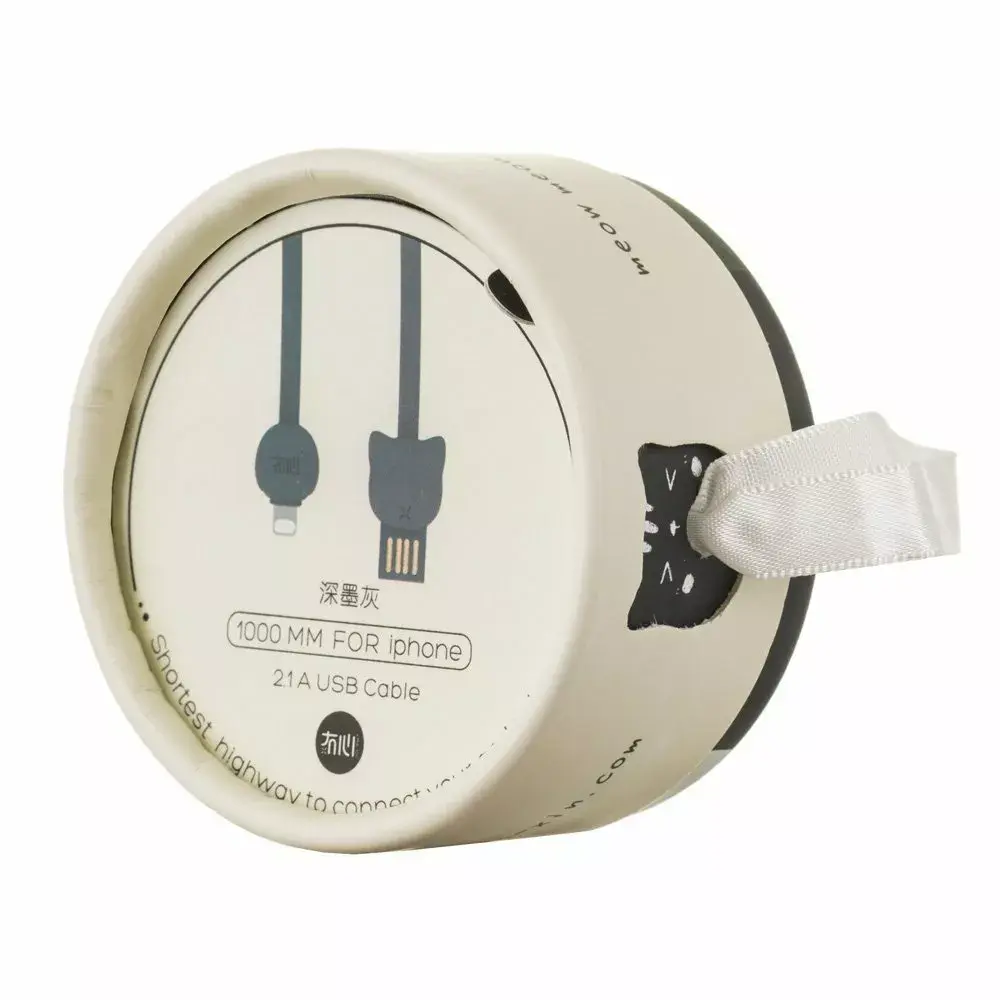 USB kabelis Maoxin MAX-VI-CS-1M-GR Lightning 1 m Photo 3