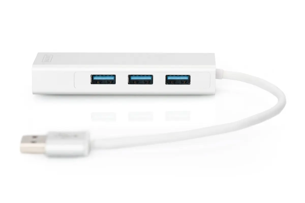 Digitus DA-70250-1 USB 3.0 3-Port Hub & Gigabit LAN Adapter Photo 9