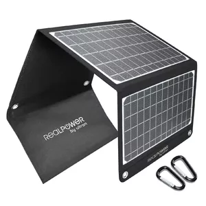 Solar panel RealPower SP-22E 22.5 W USB output 5 V 3 A