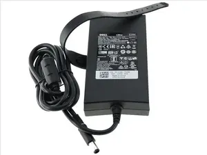 AC power adapter Dell 130W model 0RN7NW compatible with various Dell laptops