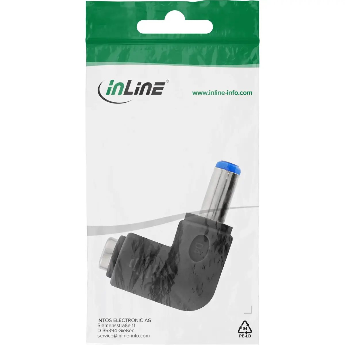 InLine DC Adapters 5.5x2.1mm Leņķa Photo 2