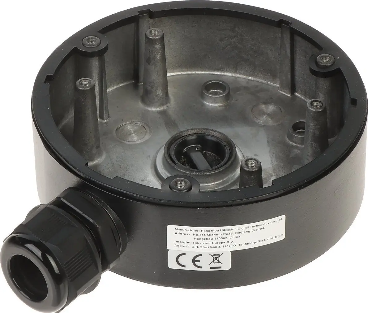 Savienojuma kaste Hikvision DS-1280ZJ-DM21 Melna Universāla