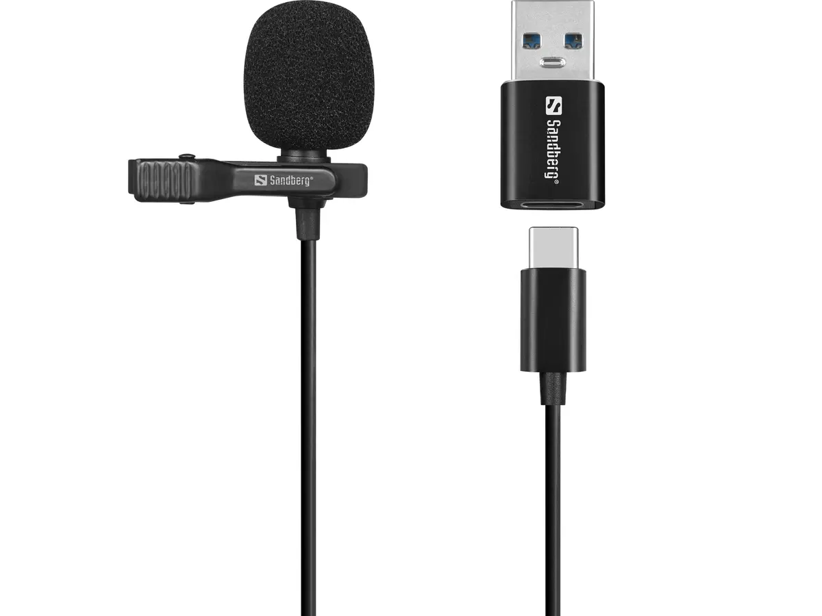 Sandberg Streamer USB Clip vadu lavalier