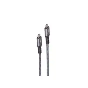 USB кабель ShiverPeaks BS13-68000 USB4 Gen 3x2 0.25м Серый