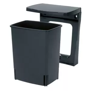 Brabantia 10L Black Waste Bin 260mm Width 210mm Depth 330mm Height