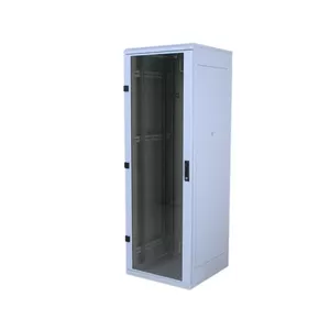 Brīvi stāvošs statīvs Triton 19" Delta S rack 27U/600x600 stikla pelēks