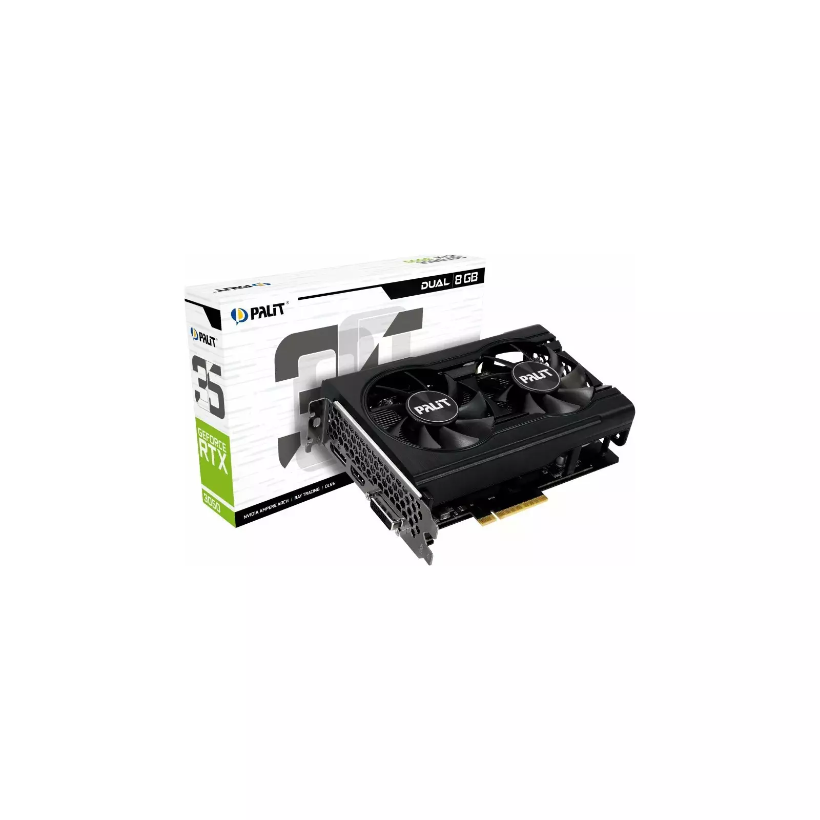 Palit GeForce RTX 3050 Dual NE63050018P1-1070D | Video cards | AiO.lv