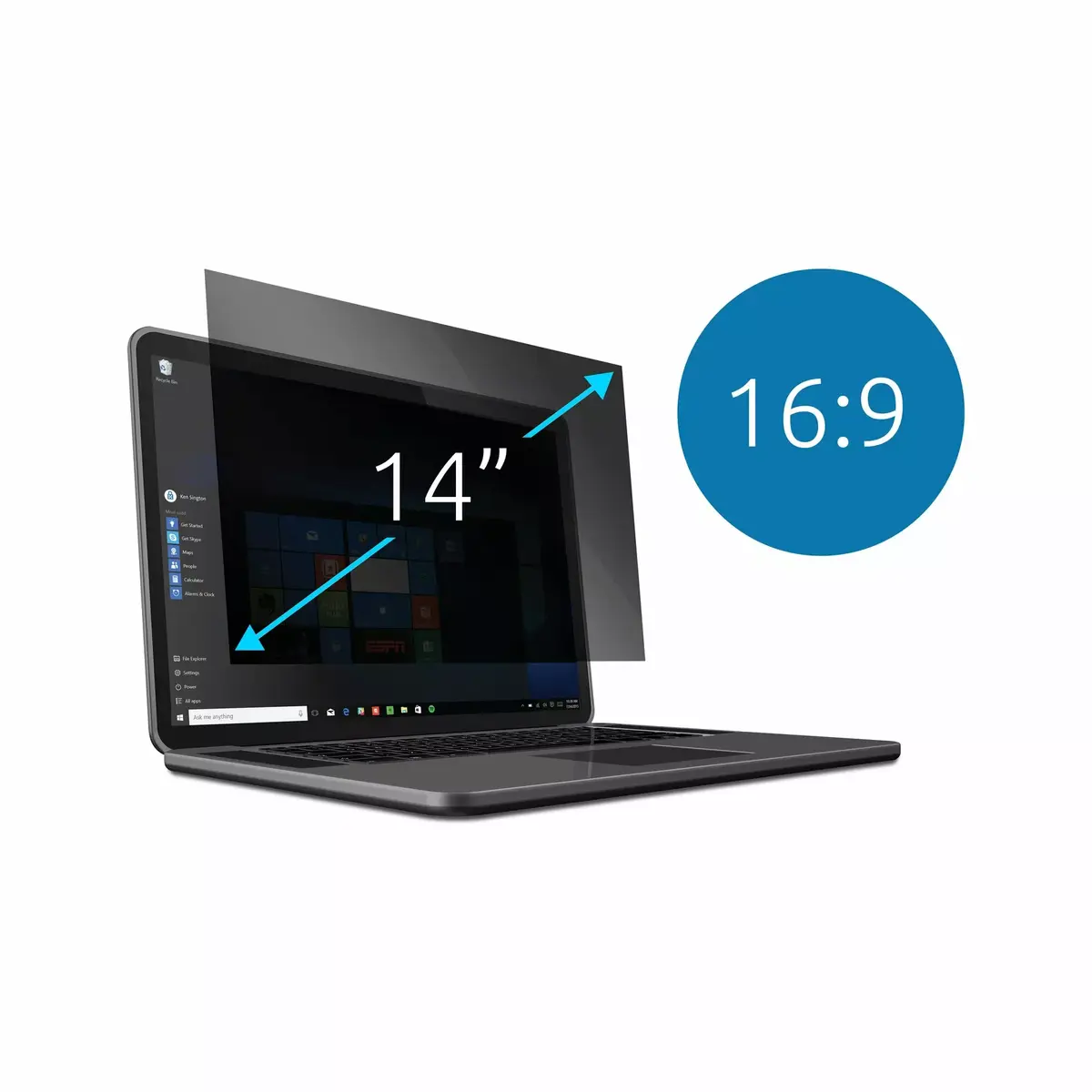 Privātuma ekrāna filtrs Kensington 14" 16:9 Photo 2