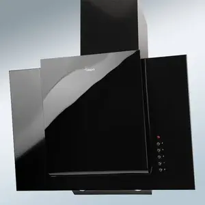 Wall-mounted extractor AKPO WK-4 Grand Eco, black, 50 cm, carbon filter, 394 m³/h, 3 speeds, 51 dB