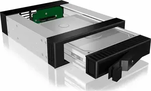 Панель для отсека icybox IB-129SSK-B — 2.5/3.5" алюминиевая фронтальная панель, чёрная