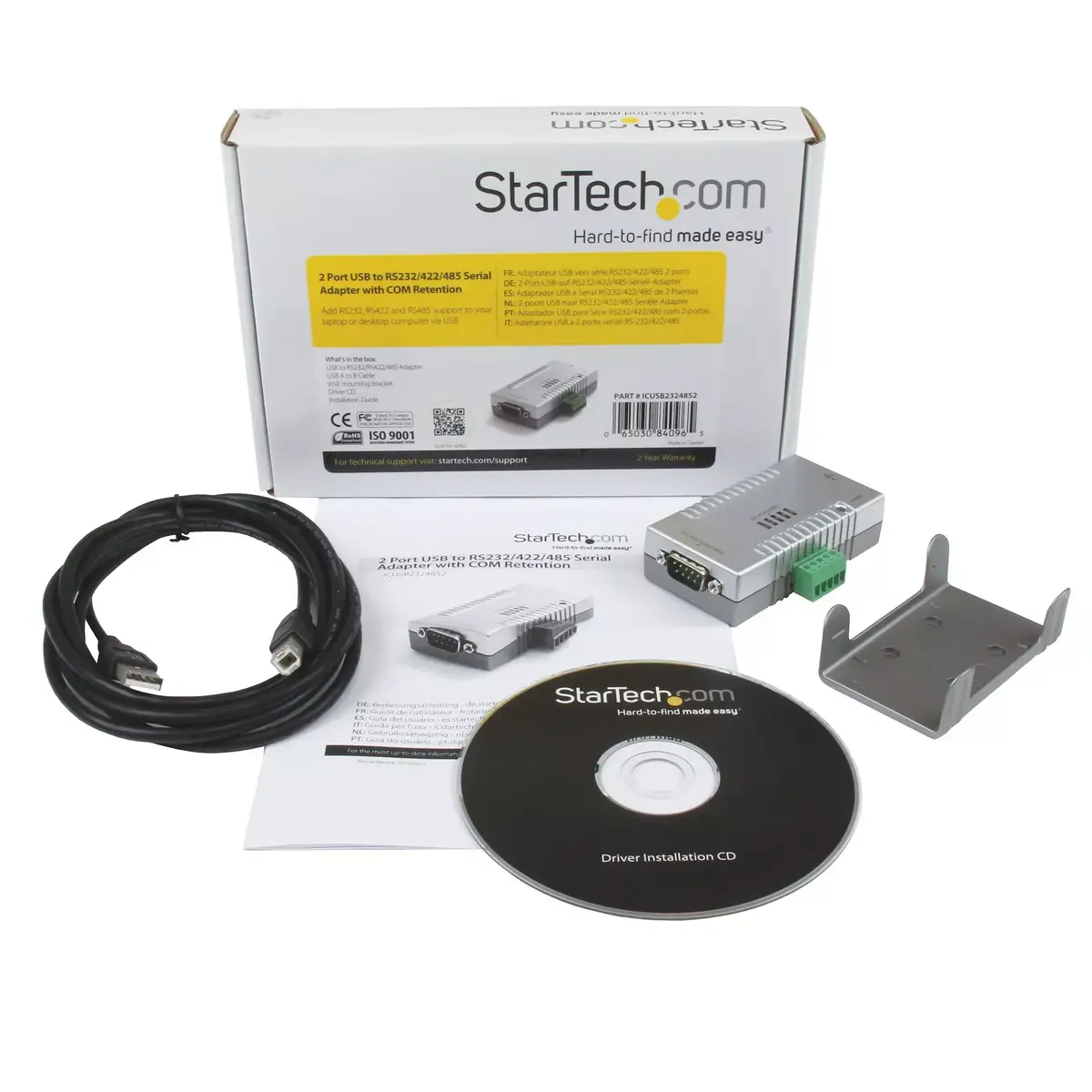 USB uz RS232 RS422 RS485 Sērijas adapteris StarTech.com ICUSB2324852 Photo 3