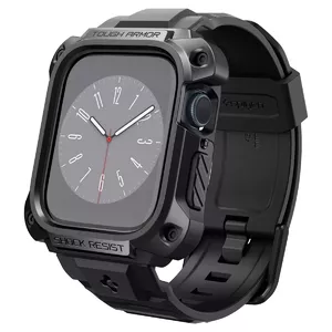 Чехол для Apple Watch (45 мм) Spigen Tough Armor Pro Metal, чёрный