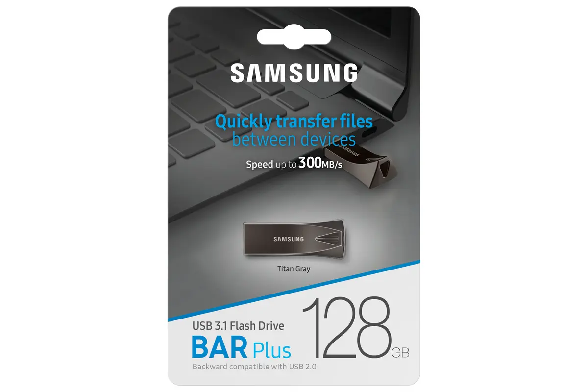 Samsung BAR Plus MUF-128BE 128 GB USB Flash Drive Photo 7