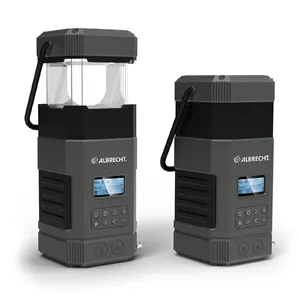 Battery powered camping lantern Albrecht DR 114 DAB 80 lm USB C