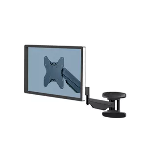 Wall mount Fellowes single arm 8043501 — black steel, max VESA 200x200, load 30 kg, for 1 display up to 42"