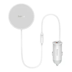 Bezvadu auto lādētājs Baseus CW01 MagSafe 15W gaisa ventilācijas stiprinājums, USB-A 25W ieeja