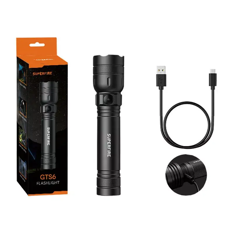 Фонарь Superfire GTS6 360 лм USB-C 7W Photo 3
