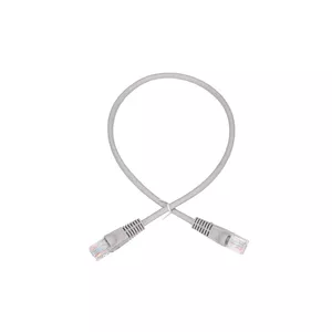 Network Cable Extralink LAN Patchcord Kat.5e RJ-45 U/UTP 0.5m Grey